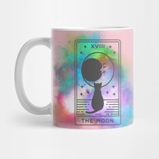 Moon Cat Tarot galaxy Mug